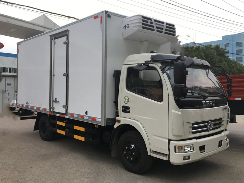 国六 东风多利卡 冷藏车 （厂家 最低价 直销 冷藏 运输 车 厢长5.2米）图片