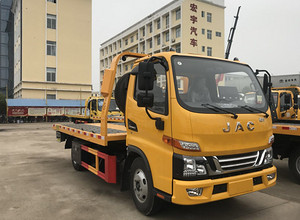 江淮骏铃V5蓝牌一拖二清障车（全落地型）